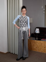 Polka Dot Raglan T-shirt