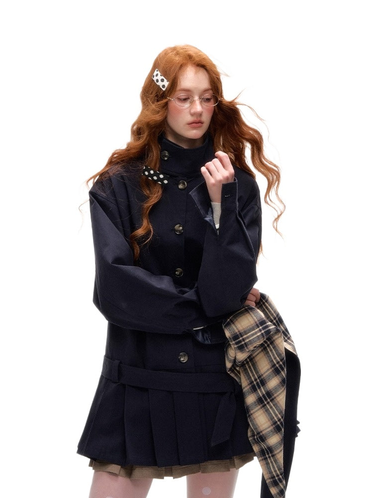 Bunny Hood Trench Coat