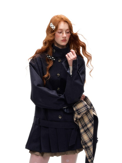 Bunny Hood Trench Coat