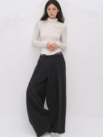 Bowknot Turtleneck Wool Top