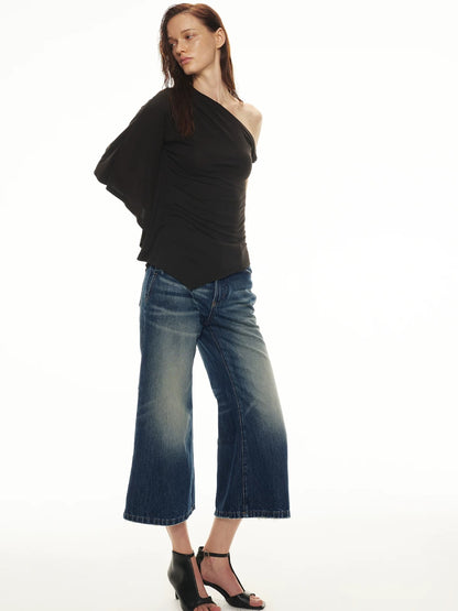 Asymmetric Batwing Top
