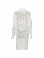 Burnout Sheer Long Cardigan