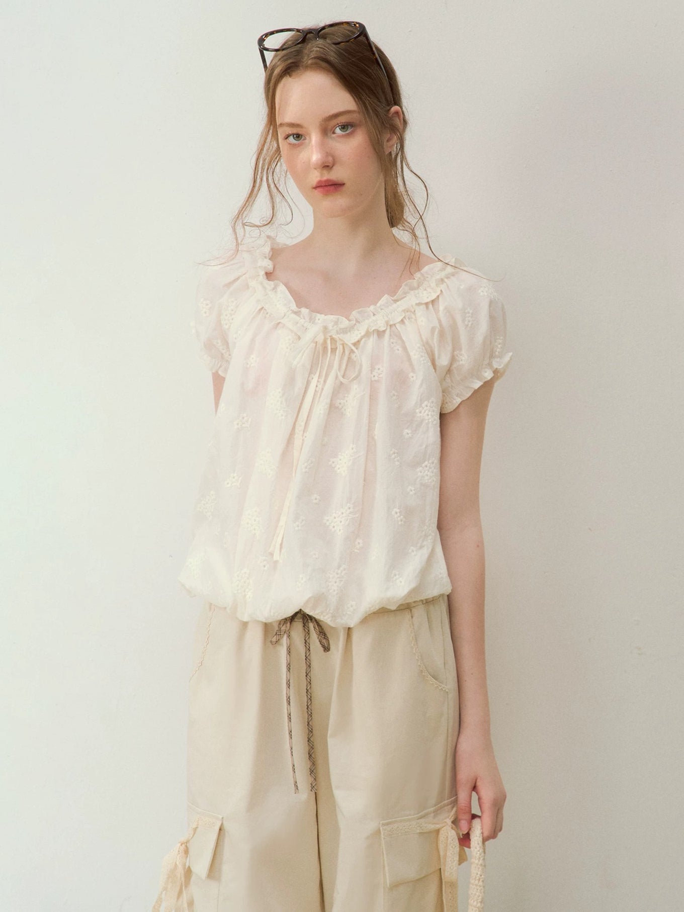 Lily Embroidery Blouse