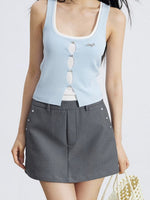Layered Knit Vest