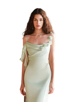 Lumi Backless Satin Dress