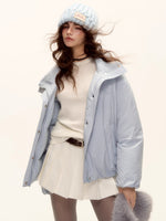 Belted Mohair Pleated Skort