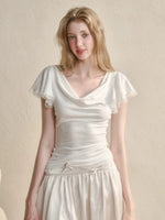 Basic "Cloud" V-neck Top