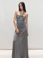 Cable Knit Halter Dress
