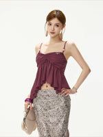 Beaded Cami Crop Top