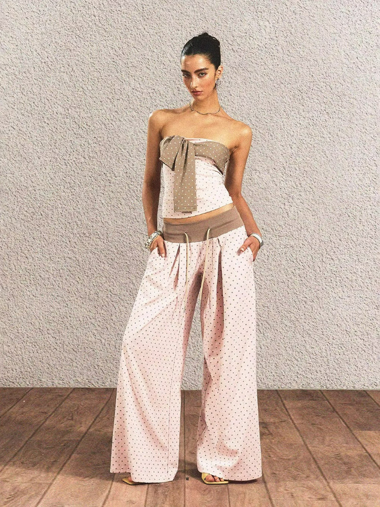 Pink Polka Dot Set
