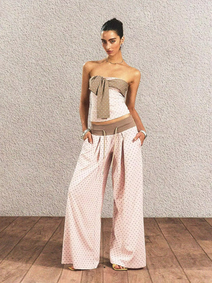 Pink Polka Dot Set