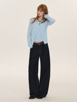 Vintage Contrast Stitch Jeans
