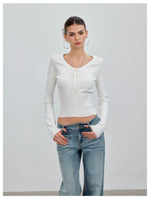 Lace Trim Knit Cardigan