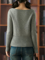 Diamond Pattern Cropped Knit Top