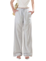 Drawstring Wide Leg Pants