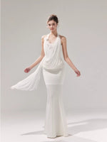 Draped Knit Mesh Set