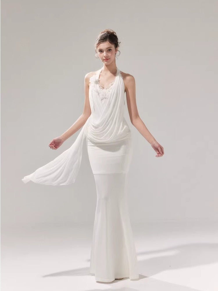 Draped Knit Mesh Set