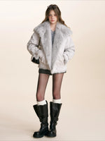 Fur Collar Parka Jacket