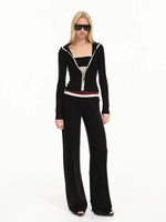 Contrast Hooded Lounge Set