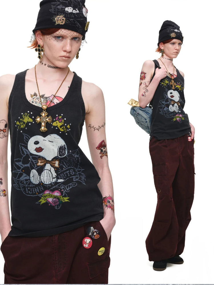 Printed Knit Beanie