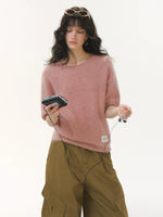 Silk Cashmere Brushed Sweater