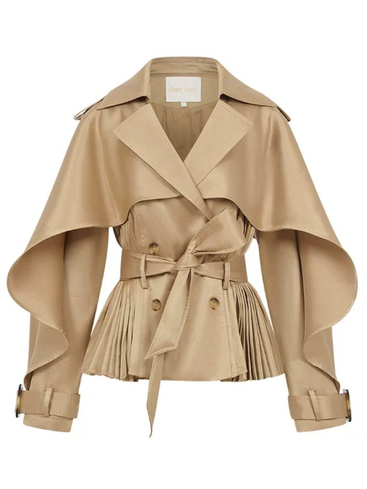 Vintage Wool Blend Trench Coat