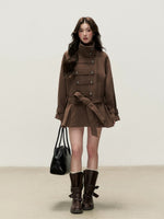 Napoleon Double-Breasted Wool Coat