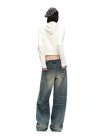Ruched Hoodie Jacket
