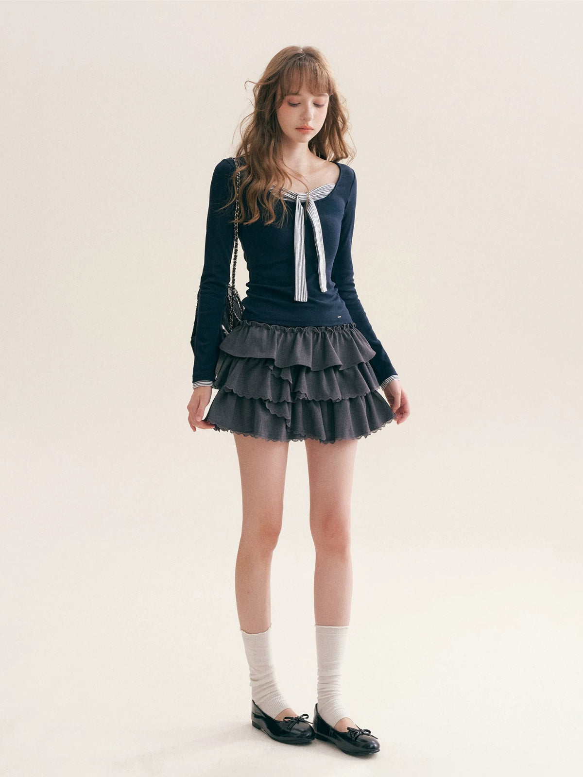 Striped Tie Top