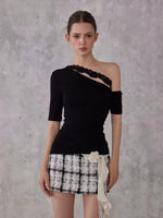 Lace Strap Tencel Top