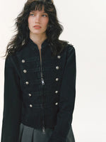 Vintage Distressed Denim Jacket