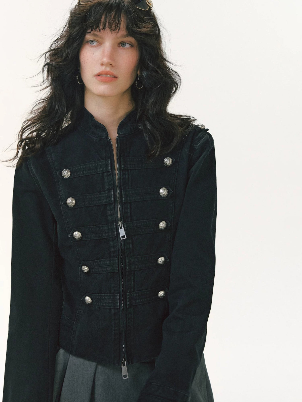 Vintage Distressed Denim Jacket
