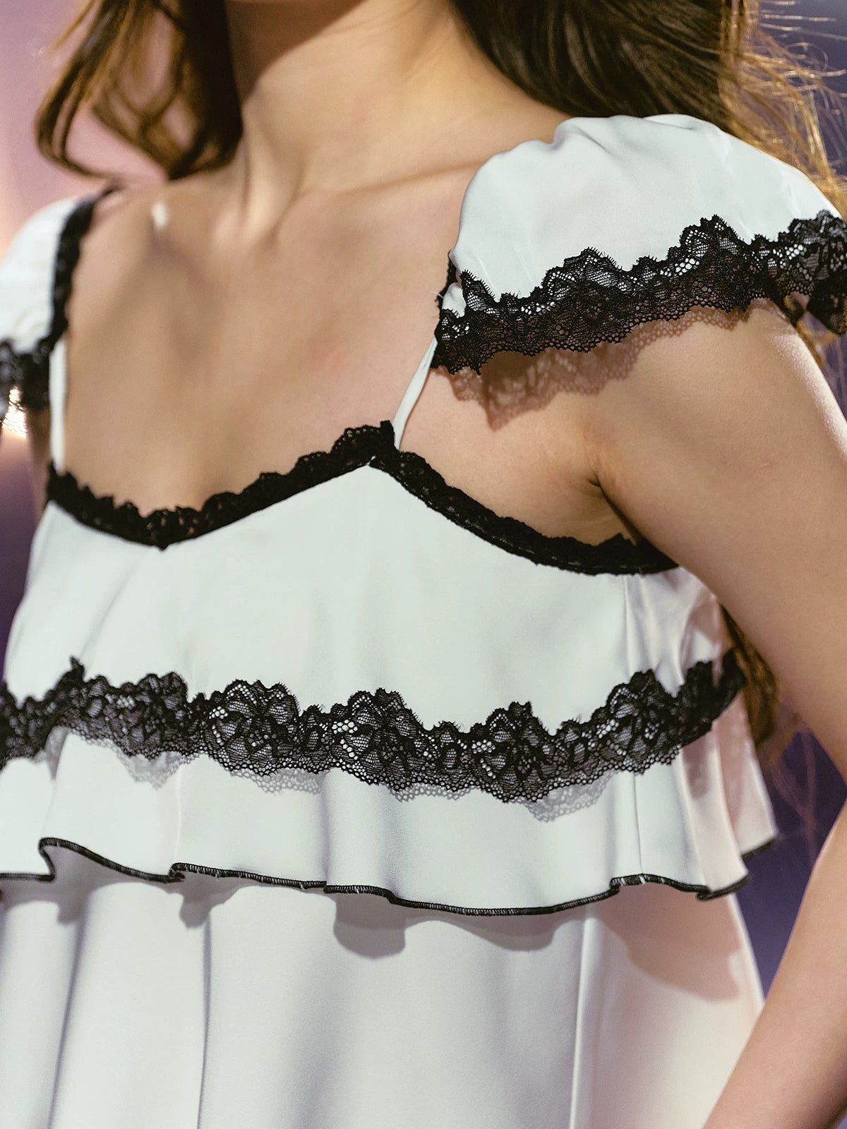 Satin Lace Camisole Top