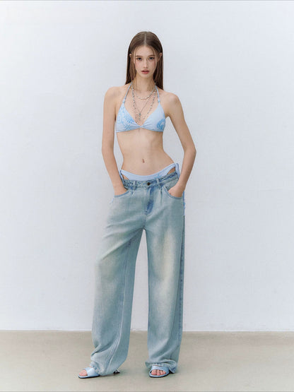 Vintage Lyocell Straight Jeans