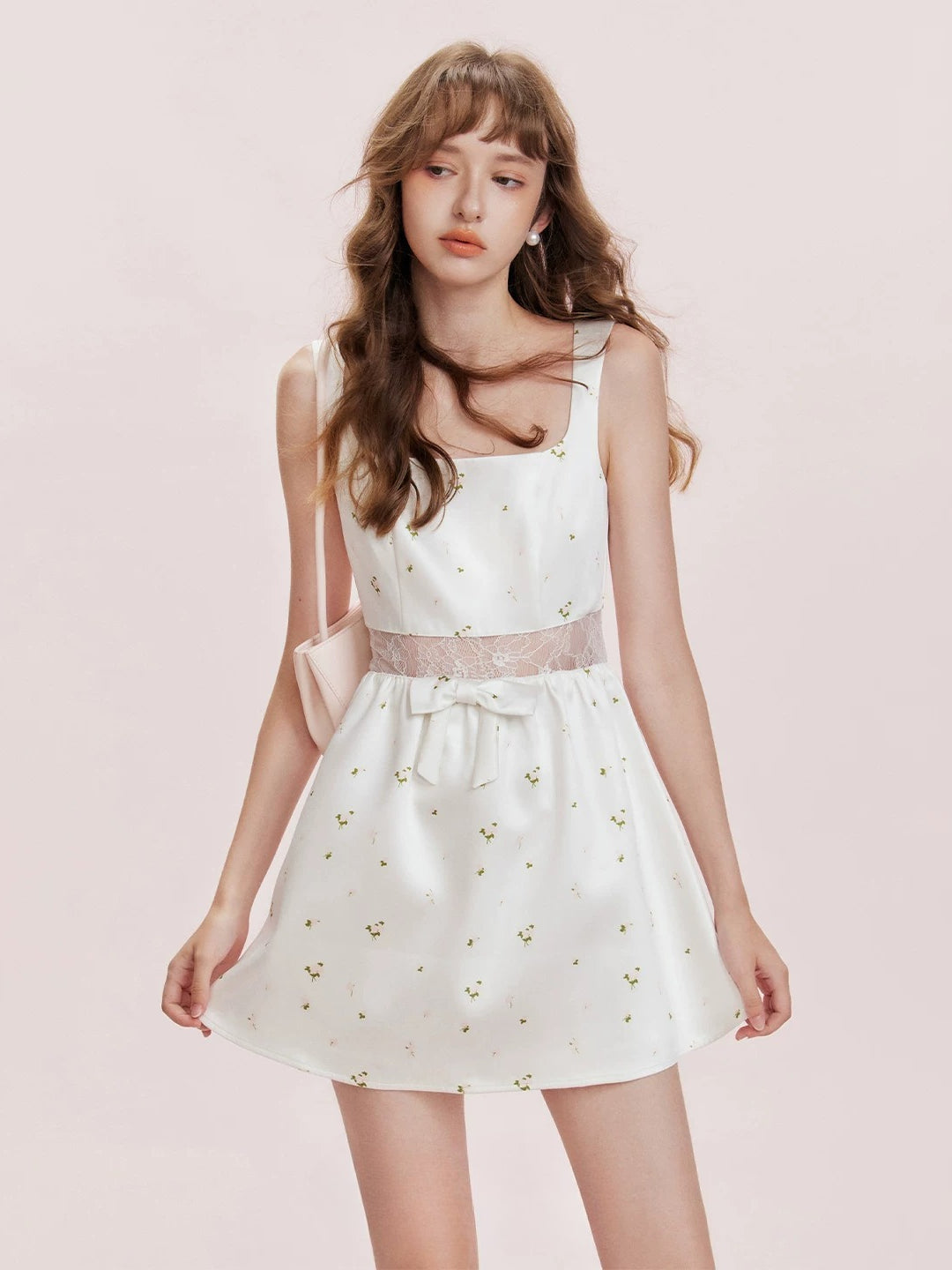 Satin Lace Dress