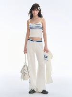 Striped Knit Three Piece Set
