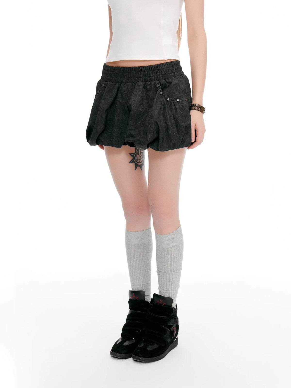 Sweet Cool Rivet Balloon Shorts