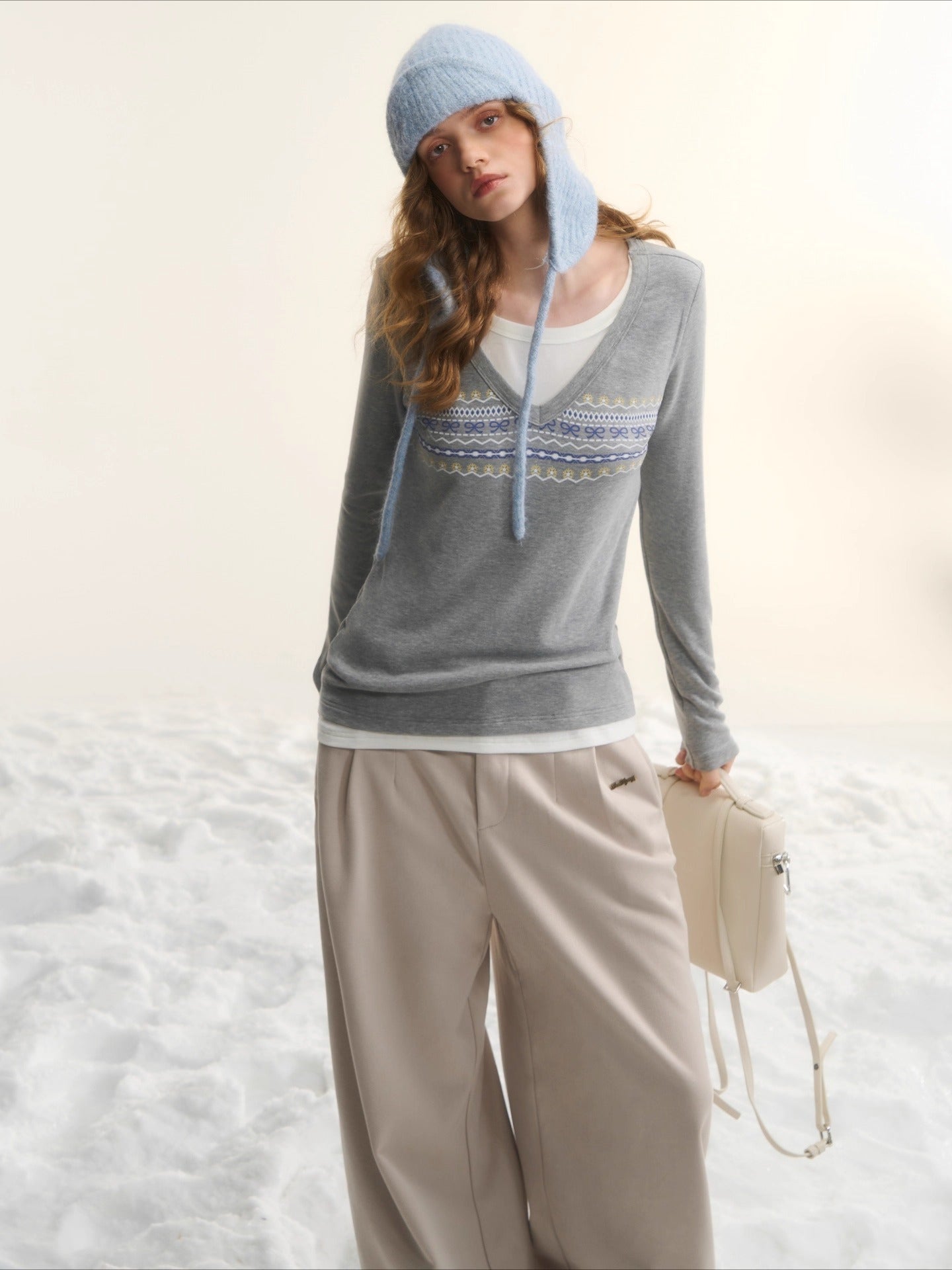 Fair Isle Two-Piece Tee