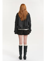 Vintage Double Breasted Stand-Collar Jacket