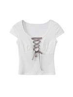 White Ballet Tie T-shirt