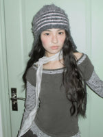 Star Striped Layered Long Sleeve Top