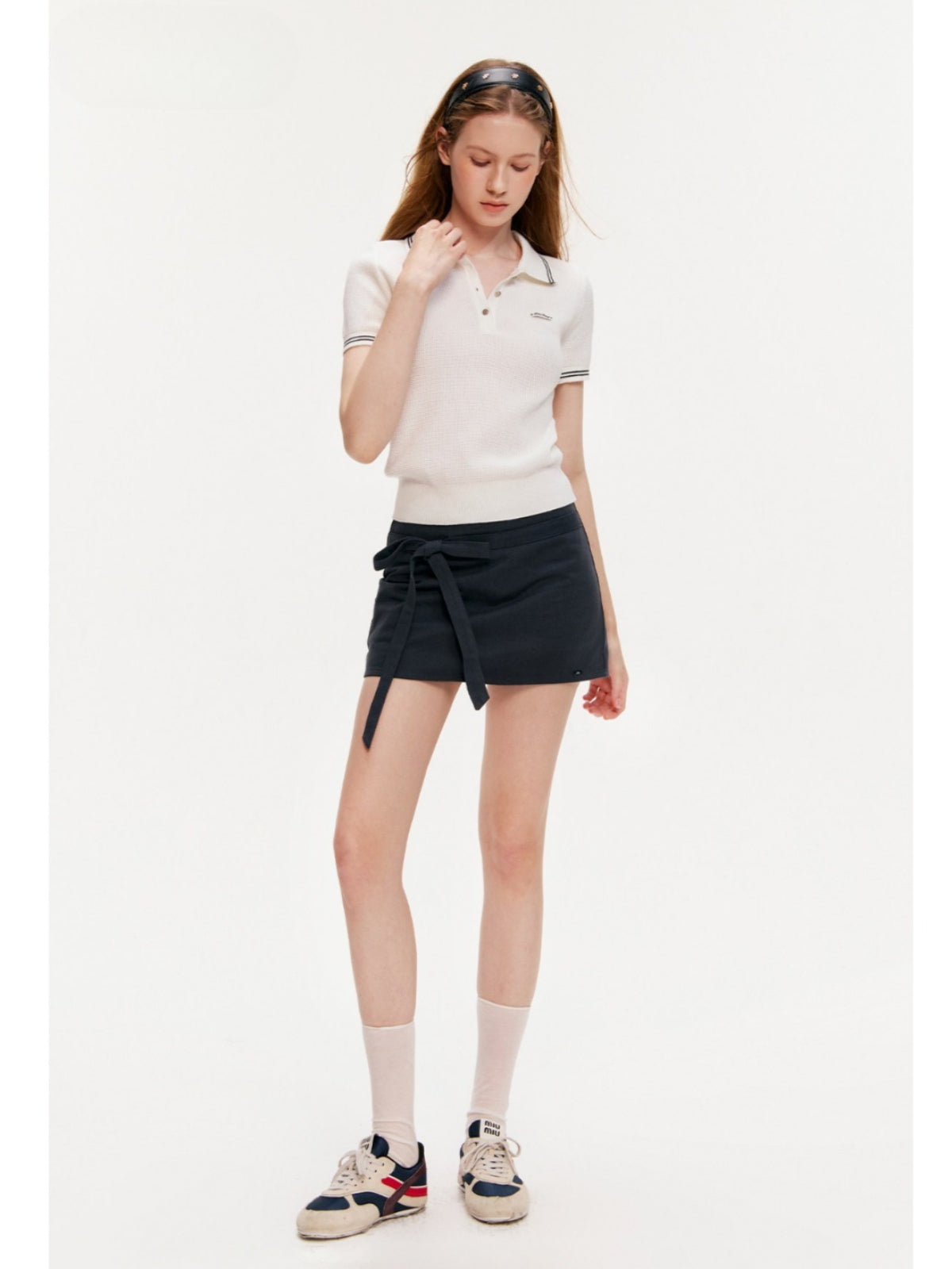 Bow Tie Mini Skirt