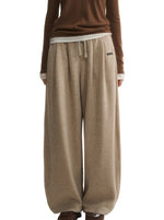 Fleece Lined Curved Sweatpants