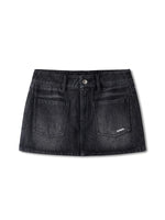 Lynx Washed Denim Skirt