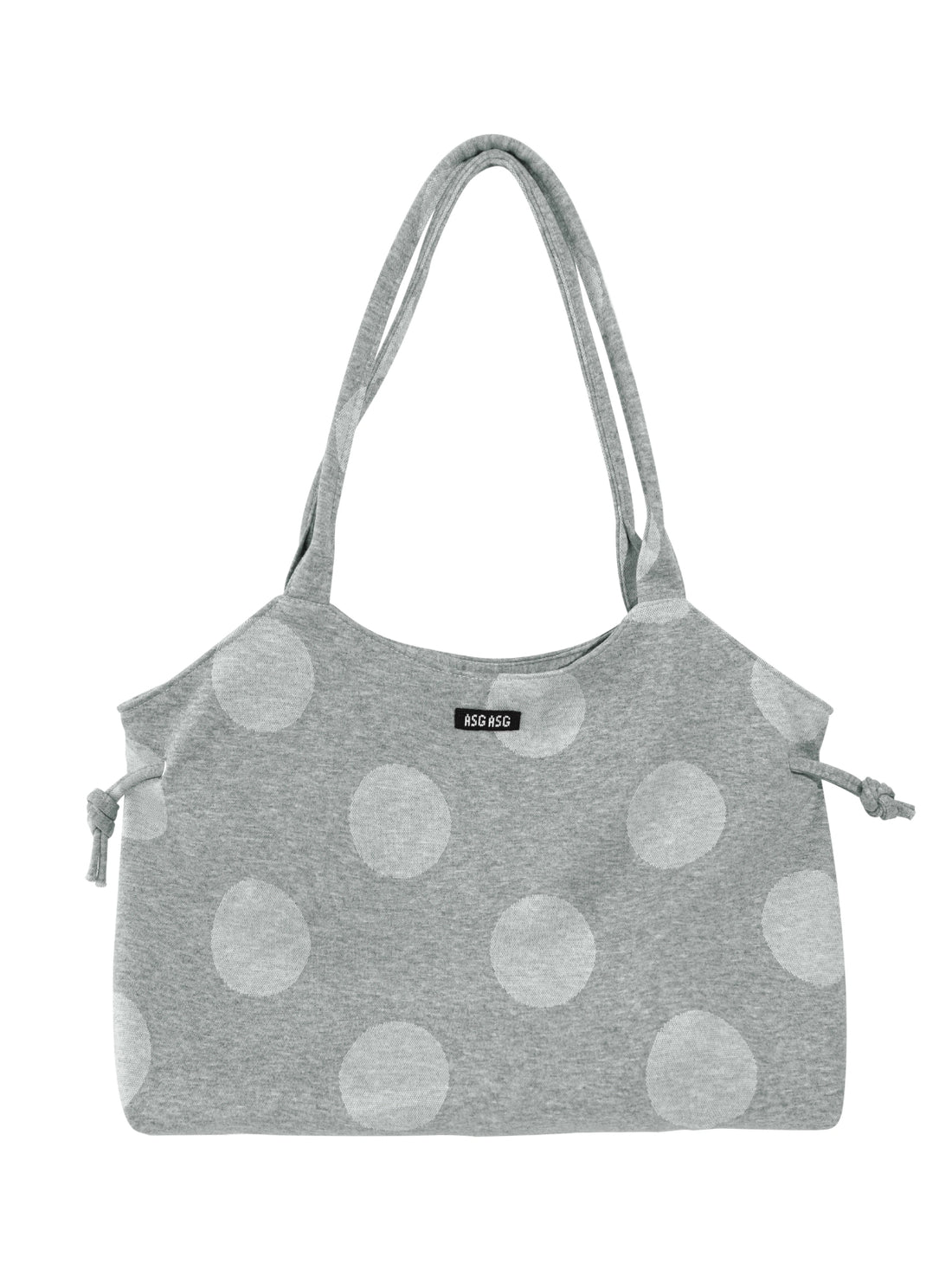 Polka Dot Drawstring Shoulder Tote