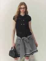 Lace Floral Doll Collar Shirt