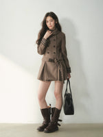 Vintage Peter Pan Collar Wool Coat