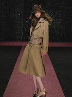 Napoleon Trench & Skirt Two Piece Set