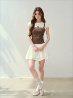 Floral Patchwork Layered Lace Tee