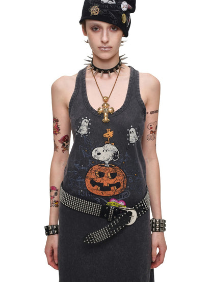 Snoopy Printed Tank Dress